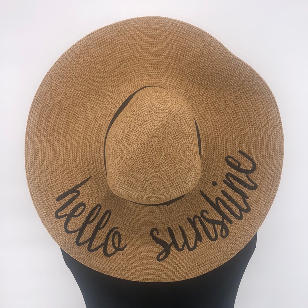 Straw Blend Sun Hat - Picture 1 of 4